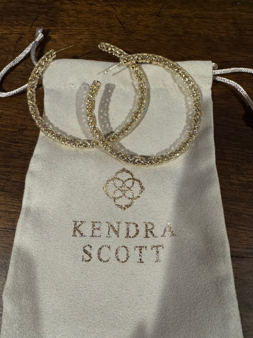 Kendra Scott Gold Hoop
